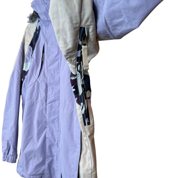 BURTON Snowboard Ski Jacket in Purple and Gray Girls Size 14 - 16 - Picture 7 of 15